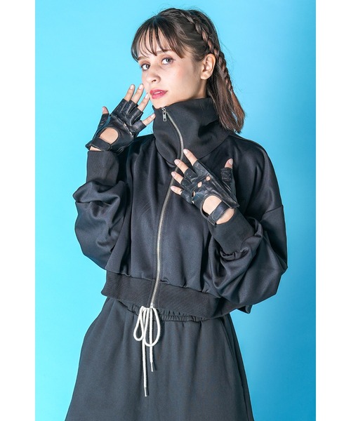 「ankoROCK」 手袋 ONE SIZE ブラック レディース_画像3