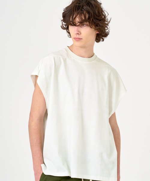 ANDRAP tシャツ ANDRAP/アンドラップ/SLEEVELESS T-SHIRT/ノースリーブ 