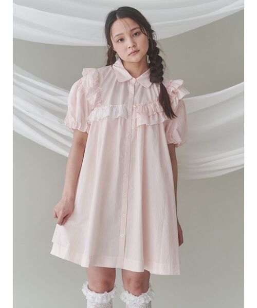 merry jenny ワンピース stripe frillfrill : ZOZOTOWN Yahoo!店