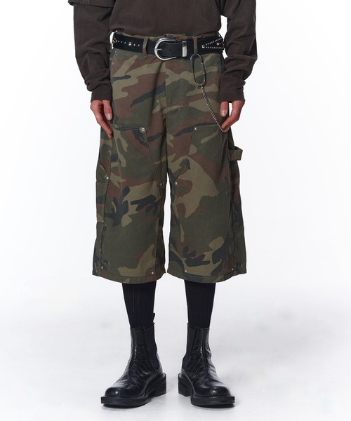 JieDa パンツ FADE CAMO 3/4 DOUBLE KNEE PANTS メンズ レディース
