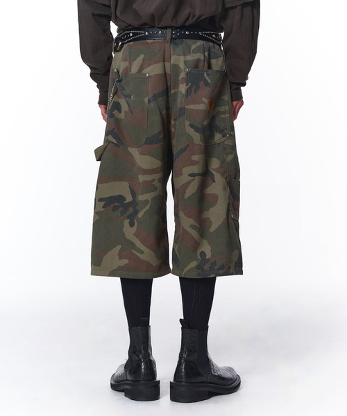 JieDa（ジエダ） パンツ FADE CAMO 3/4 DOUBLE KNEE PANTS メンズ