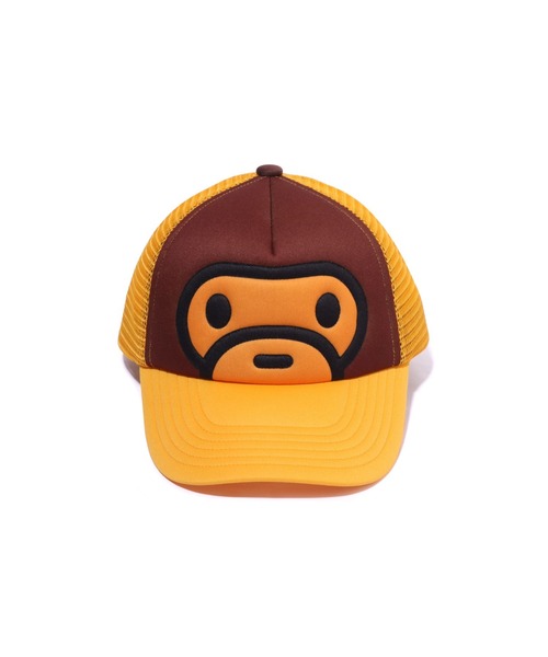 A BATHING APE（アベイシングエイプ） キャップ 帽子 MILO FACE MESH