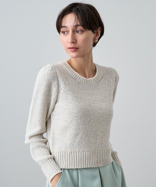 ANAYI 「ANAYI」 長袖ニット 38 ブルー レディース : ZOZOTOWN