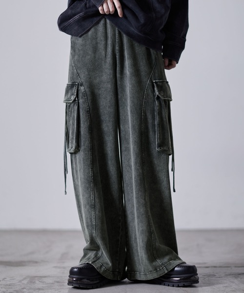 【CLEL】ヘビーウェイトヴィンテージデザインカーゴパンツ/チャコールグレー CLEL カーゴパンツ 「CLEL」Heavy Weight Vintage Design Cargo