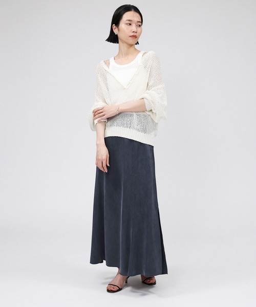 BABYLONE ニット セーター シルクローゲージニット レディース