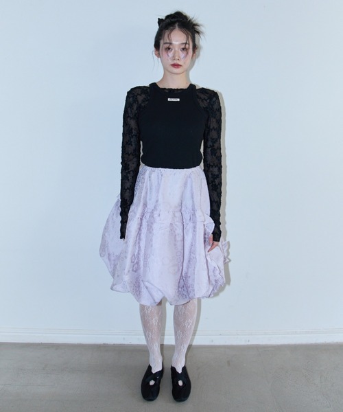 ワンピース HONEY MI HONEY balloon one-piece & skirt two-way balloon one-piece & skirt