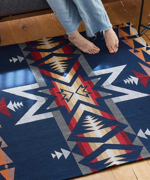 田我流★Pendleton ペンドルトン ラグ PENDLETON(ペンドルトン)】ラグ90×130cm（ラグ/マット