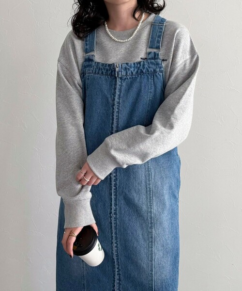 エムミーエメ デニムビジューワンピース セール】【オールシーズン】hi denim op（ワンピース）｜jumelle