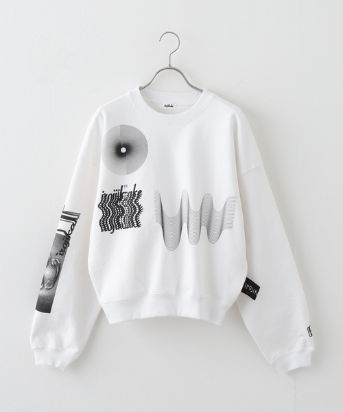 トレーナー スウェット 「ZOZOTOWN限定」LHP×Himika Akaneya/「合掌」UpDRIFT crewneck sweat(UNISE L.H.P トレーナー スウェット 「ZOZOTOWN限定」LHP×Himika