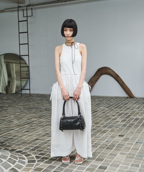 ヘルムートラング】希少 ☆本人期 ミニボストン ハンドバック ホワイト