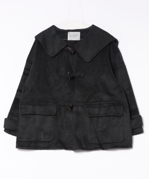 「aimoha」 ダッフルコート MEDIUM ブラック レディース_画像8