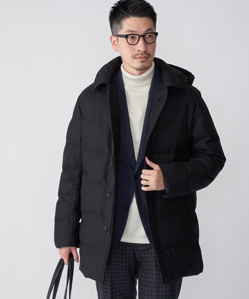 SHIPS（シップス） ダウンジャケット SMALL ブラック メンズ