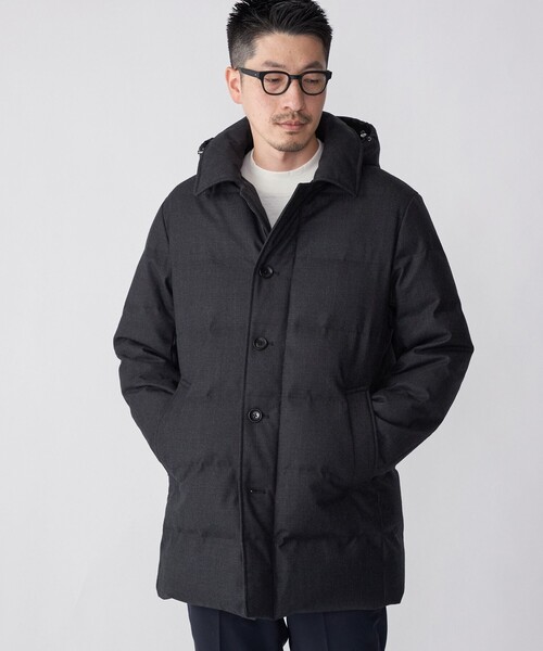 SHIPS（シップス） ダウンジャケット SMALL ブラック メンズ