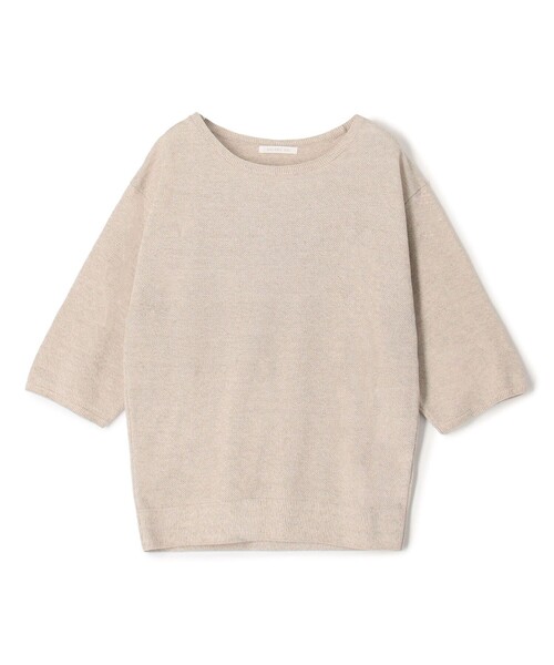 美品 ギャルリーヴィー 25SS ドライカノコ ハーフスリーブ クルーネック 美品 ギャルリーヴィー 25SS ドライカノコ ハーフスリーブ