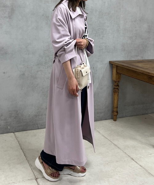 un dix cors（アンディコール） トレンチコート FREE ピンク