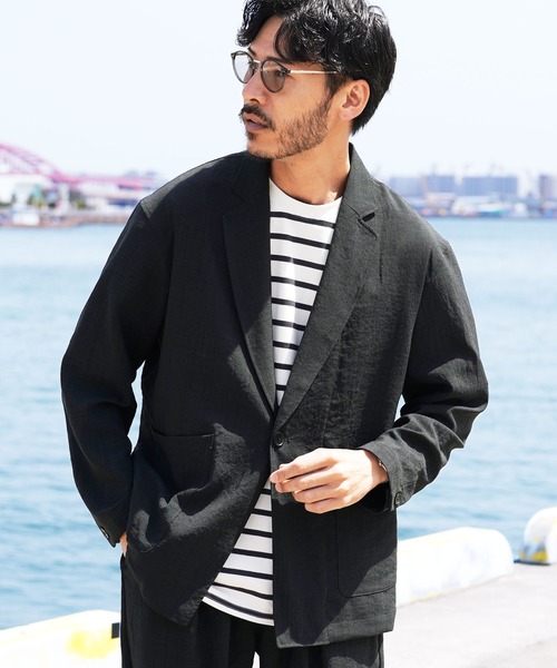 極美品✨a.v.v ウールライクテーラードジャケット&パンツ セットアップ JIGGYS SHOP セットアップ 「セットアップ」撥水 リネンライク