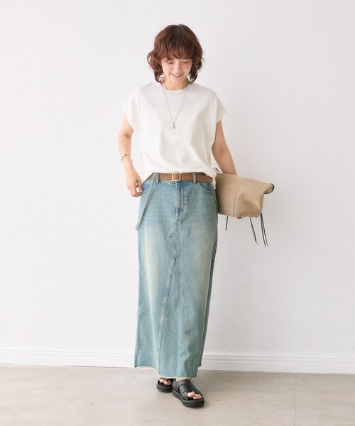 RIVE DROITE【接触冷感】クールタッチショルダーニット 接触冷感】クールタッチショルダーニット（ニット/セーター