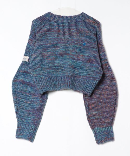 ADER error（アーダーエラー） Vネックニット - ネイビー レディース