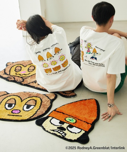 【新品未使用】LAROUTE パラッパ ラッパー フェイスラグマット Parappa The Rapper×LAROUTE】パラッパ ラッパー / PJベリー