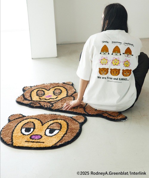 【新品未使用】LAROUTE パラッパ ラッパー フェイスラグマット Parappa The Rapper×LAROUTE】パラッパ ラッパー / PJベリー