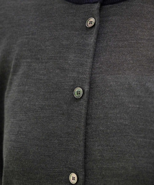 CINOH（チノ） カーディガン 半袖 「CINOH/チノ」別注 Washable Silk