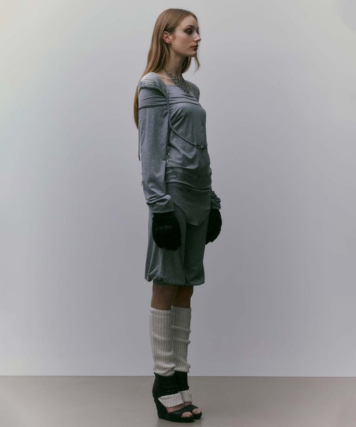 「SCULPTOR」 スウェットカットソー LARGE アイボリー レディース SCULPTOR(スカルプター) スウェット・トレーナー(レディース
