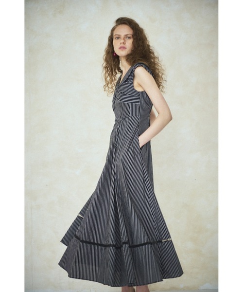 Estella.K ワンピース Gina Long Dress フロントツイストドレス