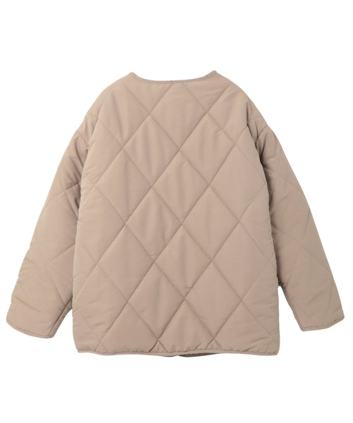 「andme」 中綿ブルゾン M アイボリー レディース_画像2