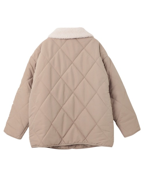 「andme」 中綿ブルゾン M アイボリー レディース_画像3