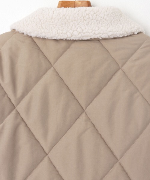 「andme」 中綿ブルゾン M アイボリー レディース_画像5