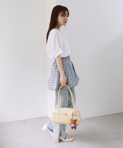 【新品未使用】Kastane レースデニムパンツ 低身長サイズ/2サイズ展開/ウエスト調節可】レースデニムパンツ