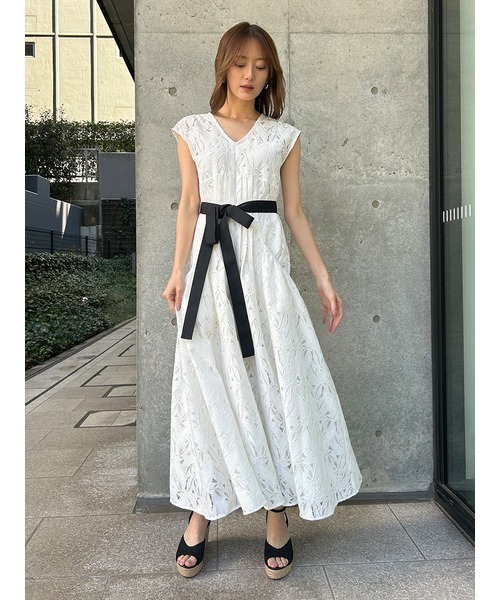 snidel スナイデル　ワンピース　ノースリーブ　夏 SNIDEL SALE50%OFF スナイデル ドレス 24春夏 シアーレイヤード