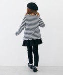 tシャツ 裾スカラップチュニック キッズ 子供...の詳細画像1