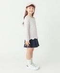 tシャツ 裾スカラップチュニック キッズ 子供...の詳細画像5