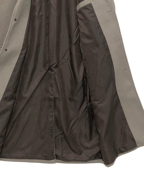 「Beno」 チェスターコート L グレイッシュベージュ メンズ_画像9