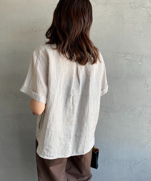 DANTON 半袖シャツ 38 ダークグレー Danton 「DANTON」 半袖シャツ 38 ダークグレー メンズ