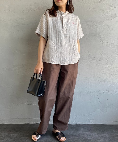 よ*ぴ様 DANTON ダントン ワークシャツ 半袖シャツ レディース グレー未 Danton 「DANTON」 半袖シャツ 38 グレー レディース : ZOZOTOWN