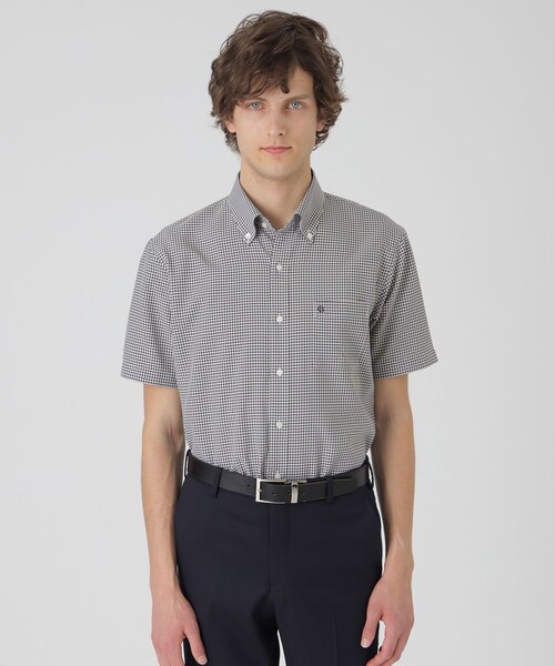 ブラックレーベル クレストビレッジ テクニカルギンガムチェック シャツ BLACK LABEL CRESTBRIDGE（ブラックレーベル クレストブリッジ