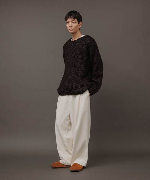 ADAM ET ROPE'（アダムエロペ） パンツ 「WEB限定」2タック ワイド
