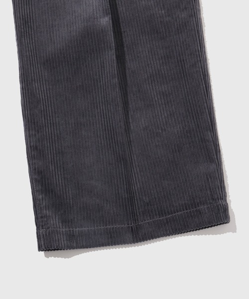 新品 アダムエロペ AER ワイド スラックス グレー メンズ 2タックパンツ ADAM ET ROPE'（アダムエロペ） パンツ 「WEB限定」2タック ワイド