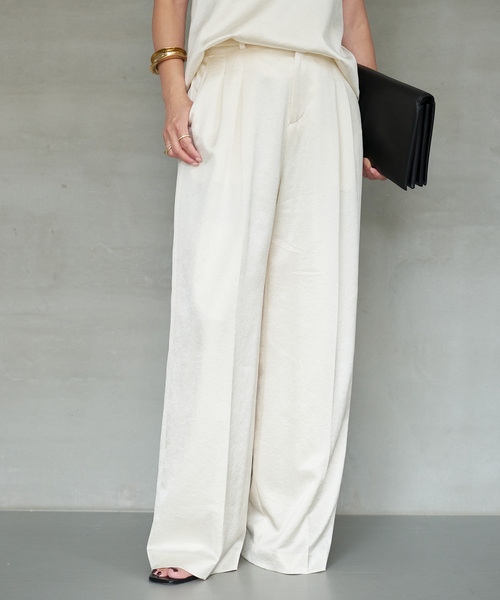 【Deuxieme Classe】Minimal Satin パンツ Minimal Satin パンツ（その他パンツ）｜Deuxieme Classe