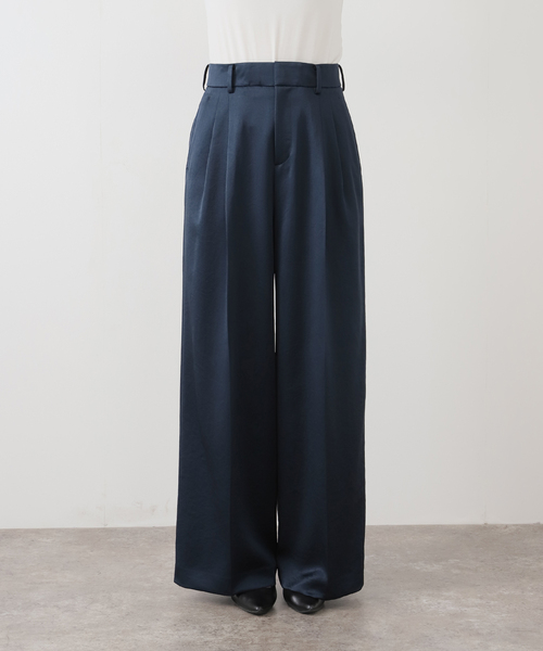 Deuxieme Classe 23SS SILK SATIN EASYパンツ SILK SATIN イージーパンツ（その他パンツ）｜Deuxieme Classe
