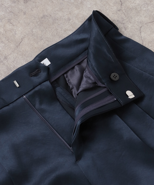 ボトムス satosata11500 Deuxieme Classe スラックス パンツ Minimal Satin レディース