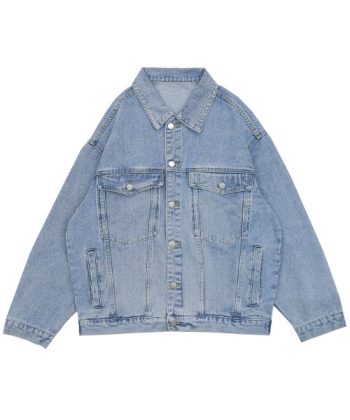 「select MOCA」 デニムジャケット LARGE ブラック レディース