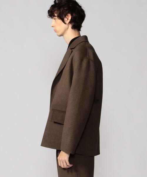 【新品】galerievieギャルリーヴィージャケットTOMORROWLAND ファインブークレー オーバージャケット（ノーカラージャケット