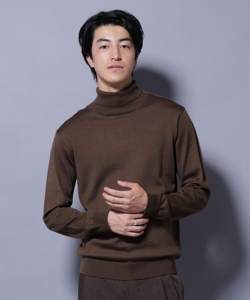 【ほぼ未使用✨】アパルトモン　Crew Neck Volume Knit 滑らか モチモチな肌触り】Vネックニット | NICE CLAUP / OLIVE des OLIVE
