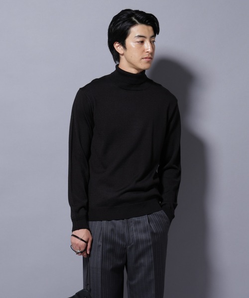 【ほぼ未使用✨】アパルトモン　Crew Neck Volume Knit 滑らか モチモチな肌触り】Vネックニット | NICE CLAUP / OLIVE des OLIVE
