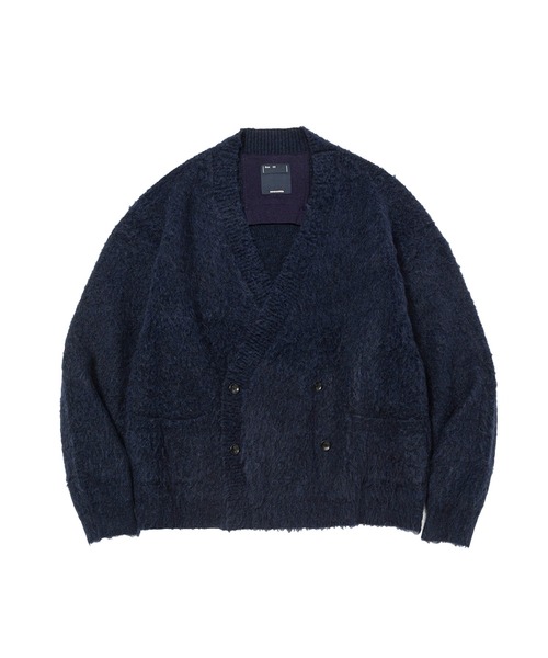 Meanswhile ミーンズワイル モヘアダブルニットカーディガン meanswhile（ミーンズワイル） カーディガン Mohair Double Knit
