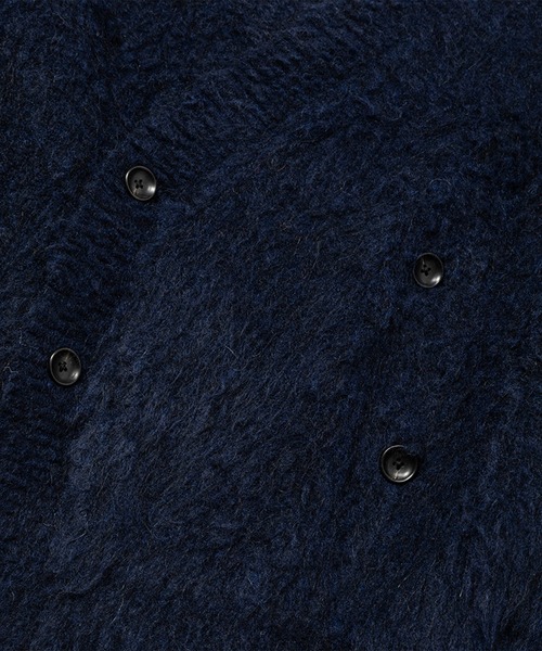 Meanswhile ミーンズワイル モヘアダブルニットカーディガン meanswhile（ミーンズワイル） カーディガン Mohair Double Knit
