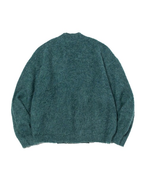 Meanswhile ミーンズワイル モヘアダブルニットカーディガン meanswhile（ミーンズワイル） カーディガン Mohair Double Knit